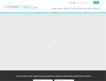 Tablet Screenshot of connectable.biz